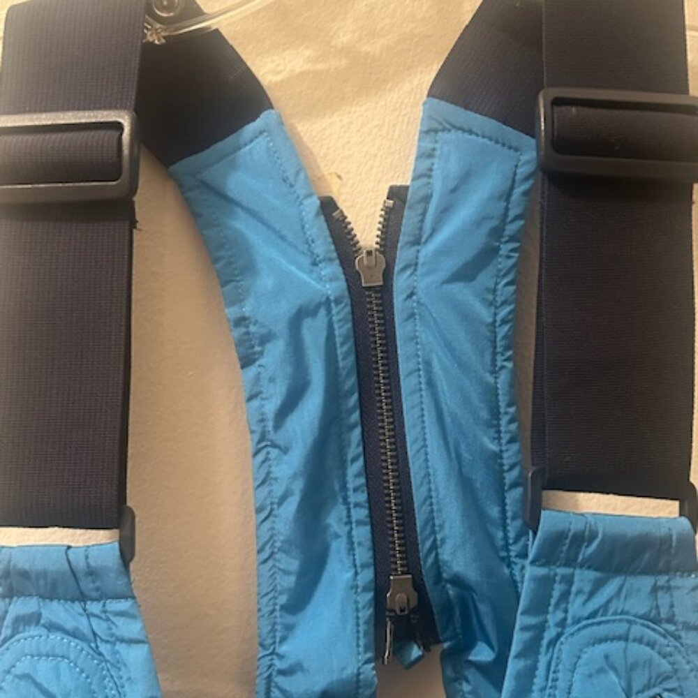 Free People Movement FP Outdoor Pursuits Blue Nylon Zip Pocket Utility Vest NEW - Picture 4 of 16
